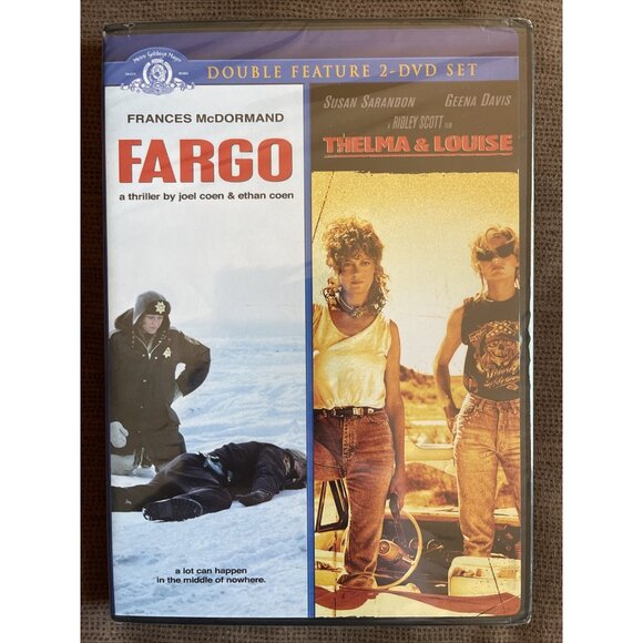Double Feature: Thelma and Louise/Fargo (DVD, 2009, 2-Disc Set) - Picture 1 of 3